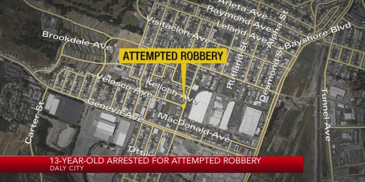 Woman Attacked by Robbers in Daly City, 13-year-old Arrested after Hitting Women Multiple Times
