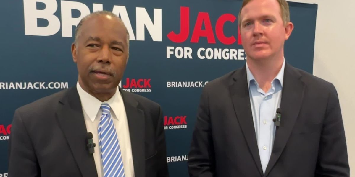 EXCLUSIVE: Former Hud Secretary Dr. Ben Carson Joins Brian Jack at Columbus Campaign Stop