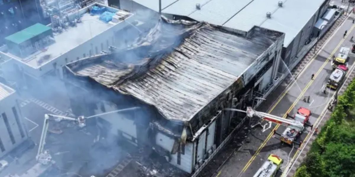 Lithium Battery Factory Inferno Death Toll Reaches 16 in South Korea