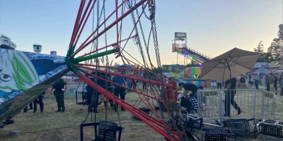 Six Individuals Were Injured in the Washington Carnival Ride Incident on July Fourth