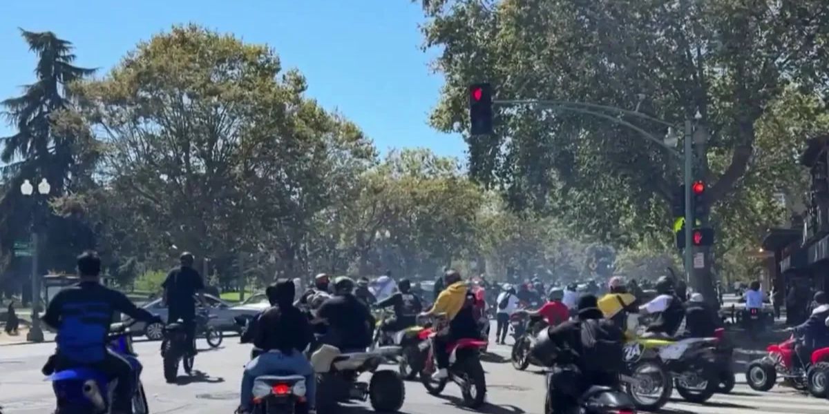 Across The City! Motorcyclists Overwhelm Oakland Streets in Unplanned Takeover