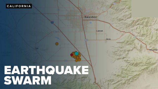 Bakersfield Experiences Unusual Earthquake Swarm Multiple Quakes Recorded