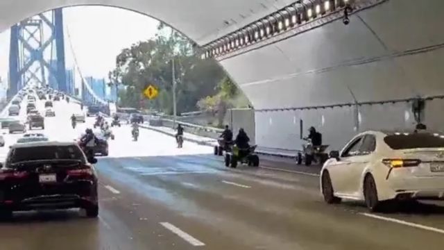 Motorcycle and Car Crash on Bay Bridge, Leaving One Injured, Says CHP