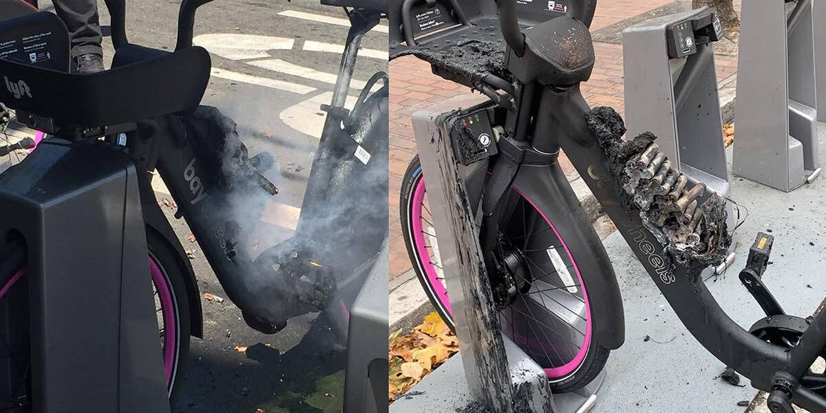 San Francisco Balcony Blaze Electric Bike Catches Fire and Is Put Out