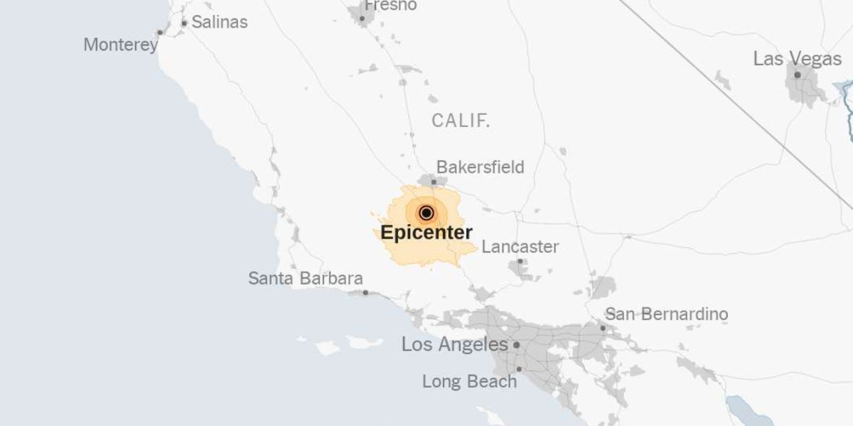 Southern California Hit by 5.2-Magnitude Earthquake Interactive Map Inside