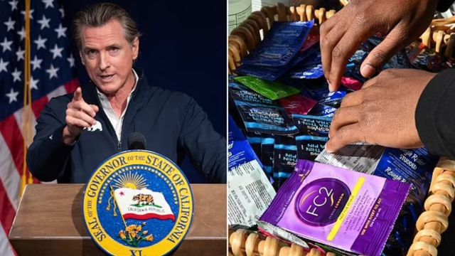 California Governor Newsom Rejects Proposal for Free Condoms in High Schools