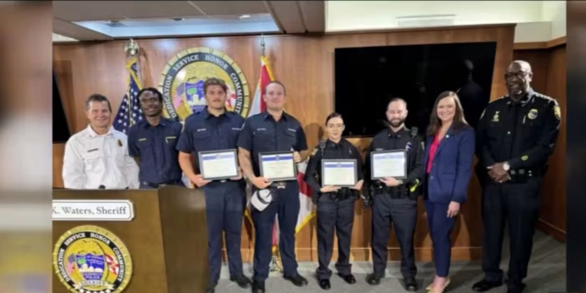 Jacksonville Heroes Honored by Florida AG After Rescuing 7-Month-Old from Fentanyl Overdose