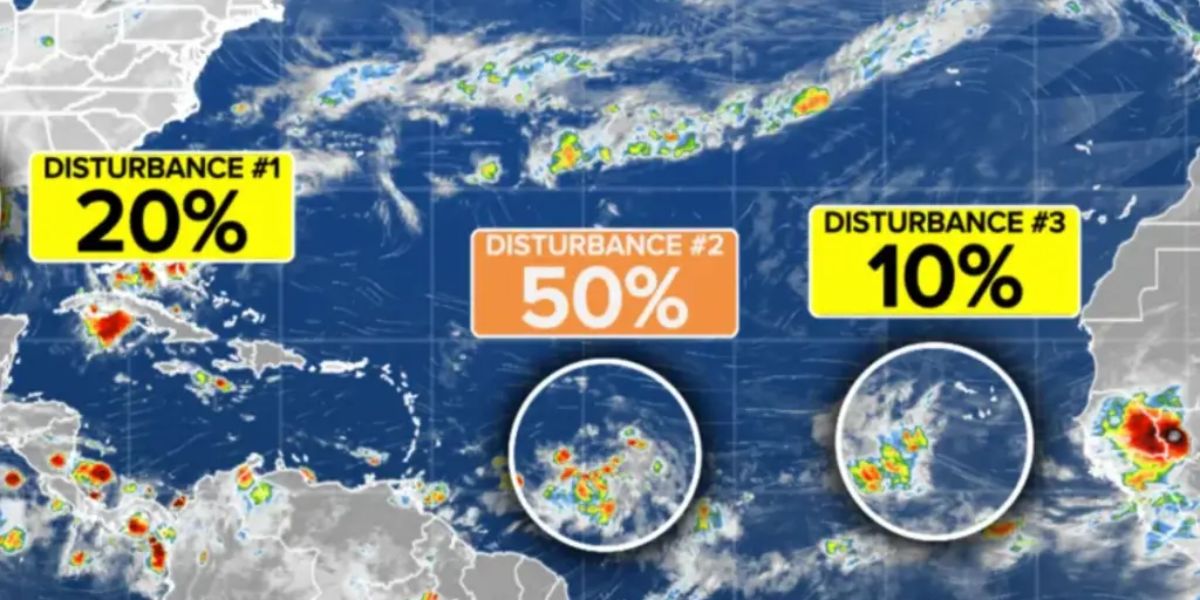 Triple Threat: Three Tropical Disturbances Eyed as Hurricane Season 2024 Heats Up