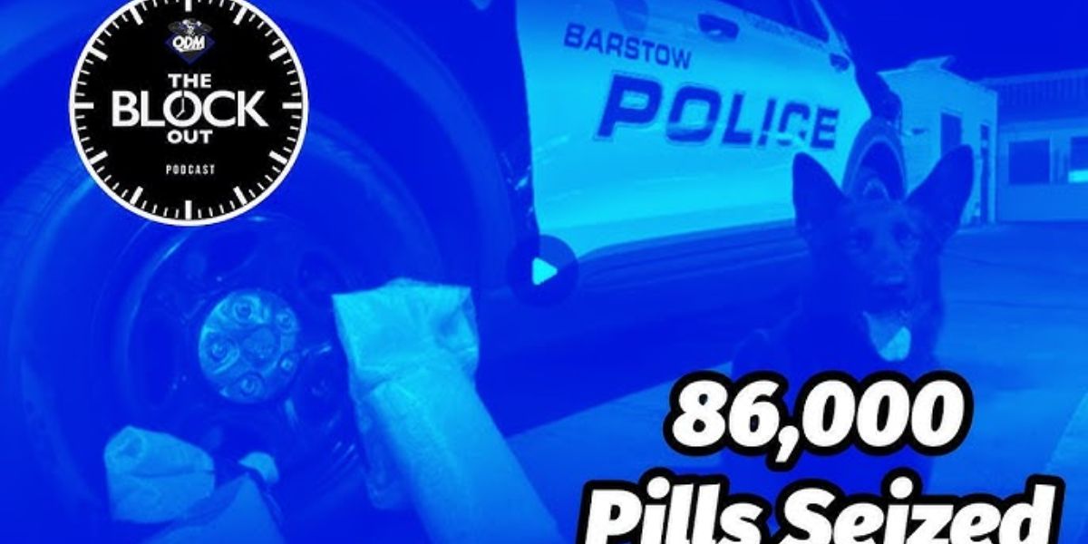 86,000 Fentanyl Pills Seized in Barstow Traffic Stop; Two Arizona Men Taken into Custody