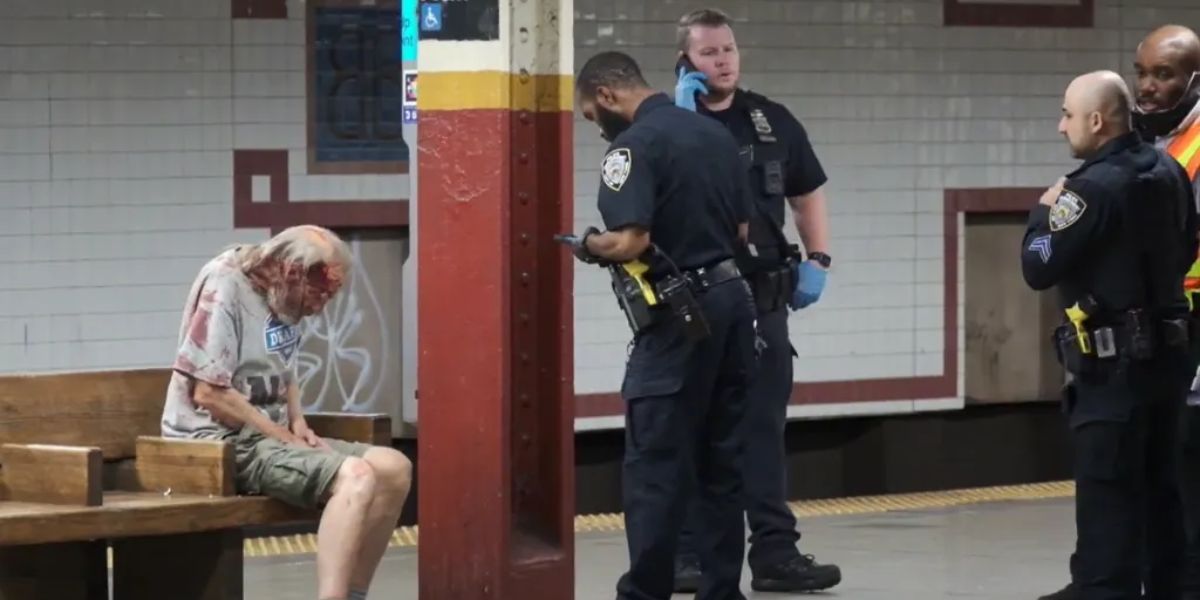 'Big Attack' - Elderly Homeless Man Left Bloodied in NYC Subway After $95 Theft