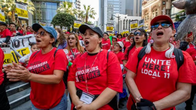 Labor Movement Grows Hotel Workers Strike Across Major U.S. Cities Including Boston and Honolulu