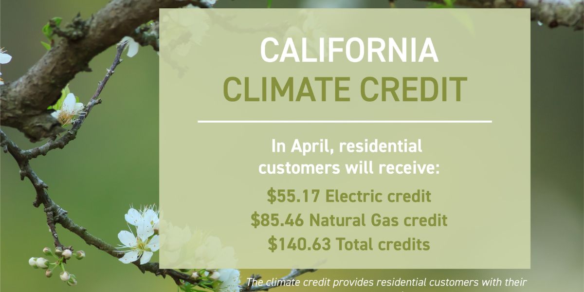 Your Guide to the California Climate Credit What You Can Expect on Your Electric Bill