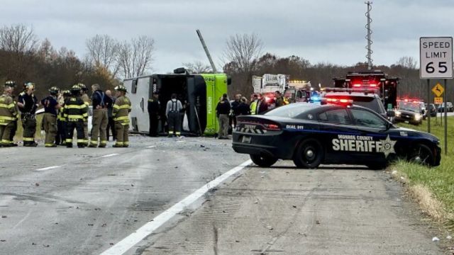 Critical Injury Reported After Bus Overturns on Upstate New York Highway