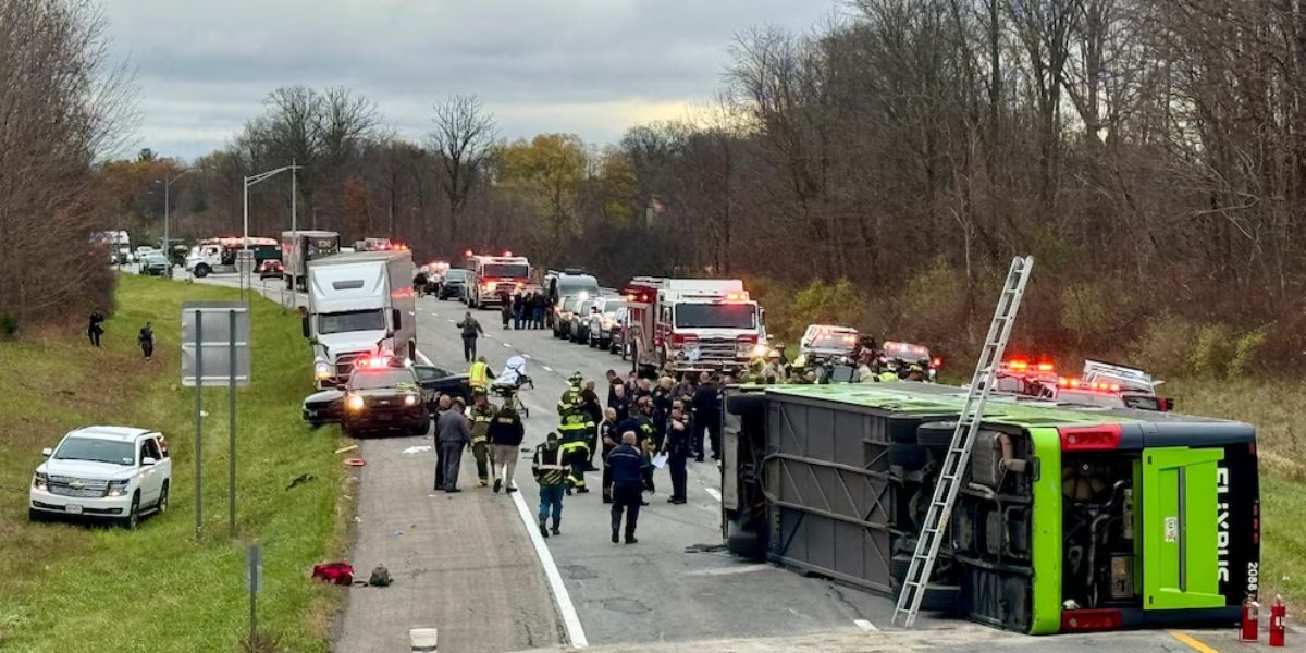 Critical Injury Reported After Bus Overturns on Upstate New York Highway