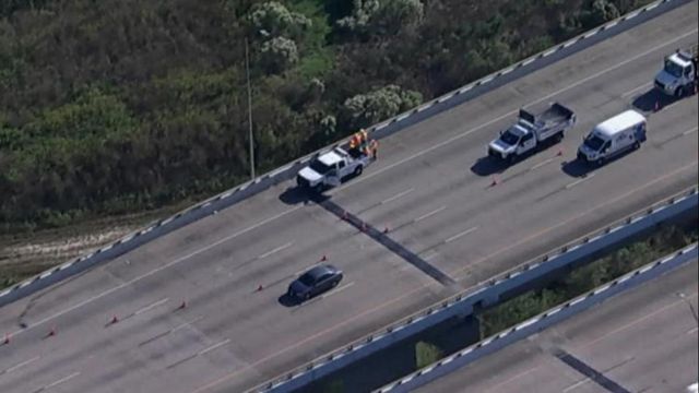 Traffic Alert Fred Hartman Bridge Northbound Lanes Back Open After Quick Repairs