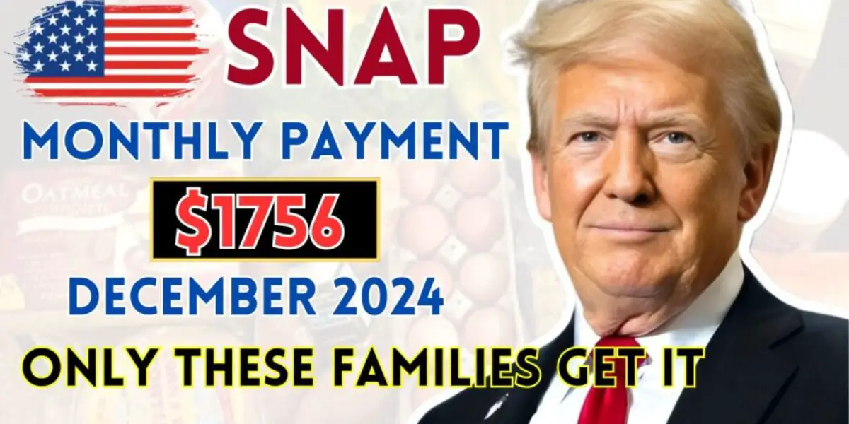 Pre-Christmas! SNAP Benefits Boost Up to $1,756 Available Through December 23—See When You Get Paid