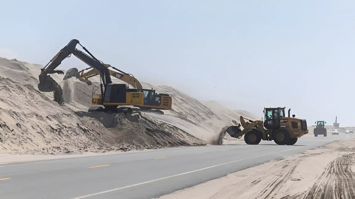 Crews Begin Temporary Sandbag Project to Shield NC 12 from Ocean Overwash!