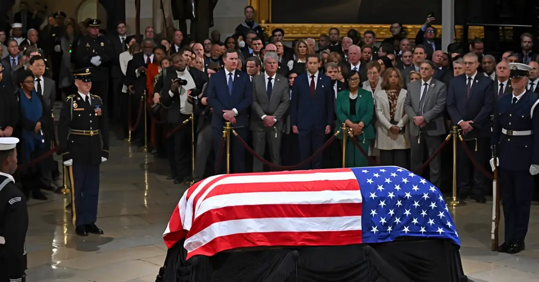 Former President Jimmy Carter Lies in State in the Capitol Rotunda