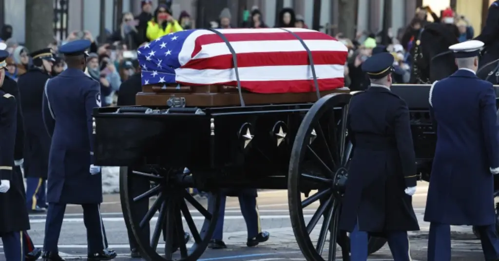 Former President Jimmy Carter Lies in State in the Capitol Rotunda