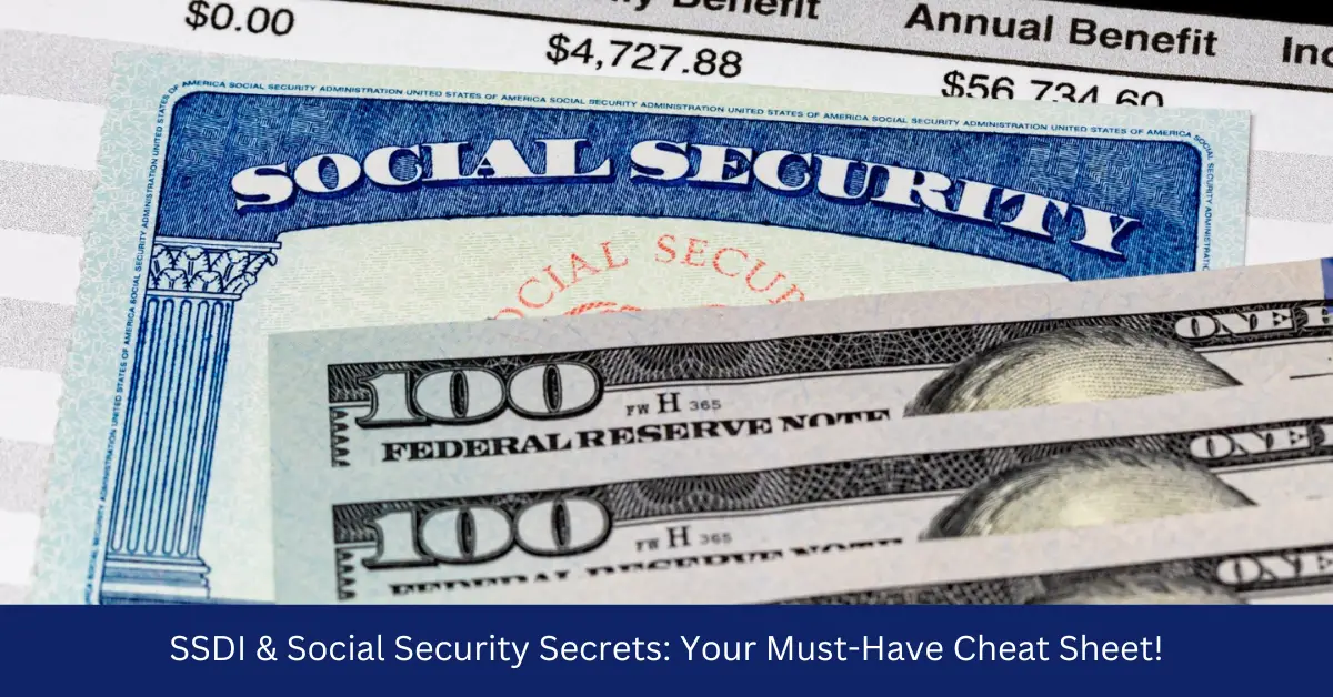 SSDI & Social Security Secrets: Your Must-Have Cheat Sheet!