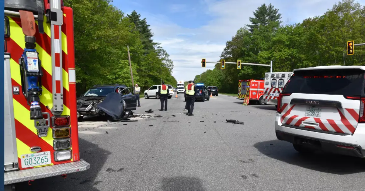 Shocking Crash: Ambulance Carrying Critically Ill Child Collides on Busy New Hampshire Road