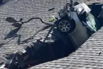 Watch: Car Crashes Through Roof of Missouri Veterans Hall for the Second Time