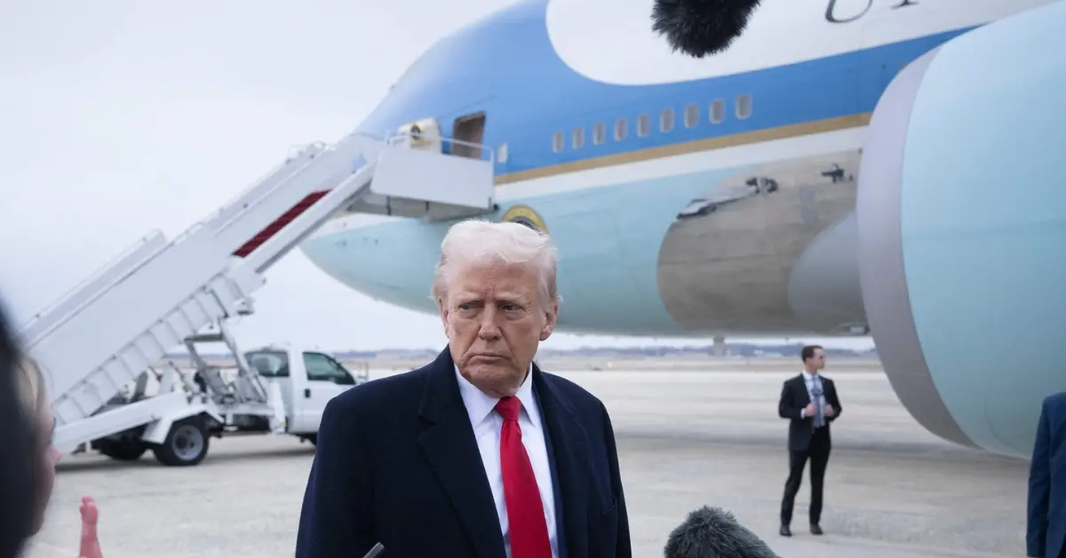 Watch: Trump Stumbles on Air Force One Stairs, After Mocking Biden's Accident
