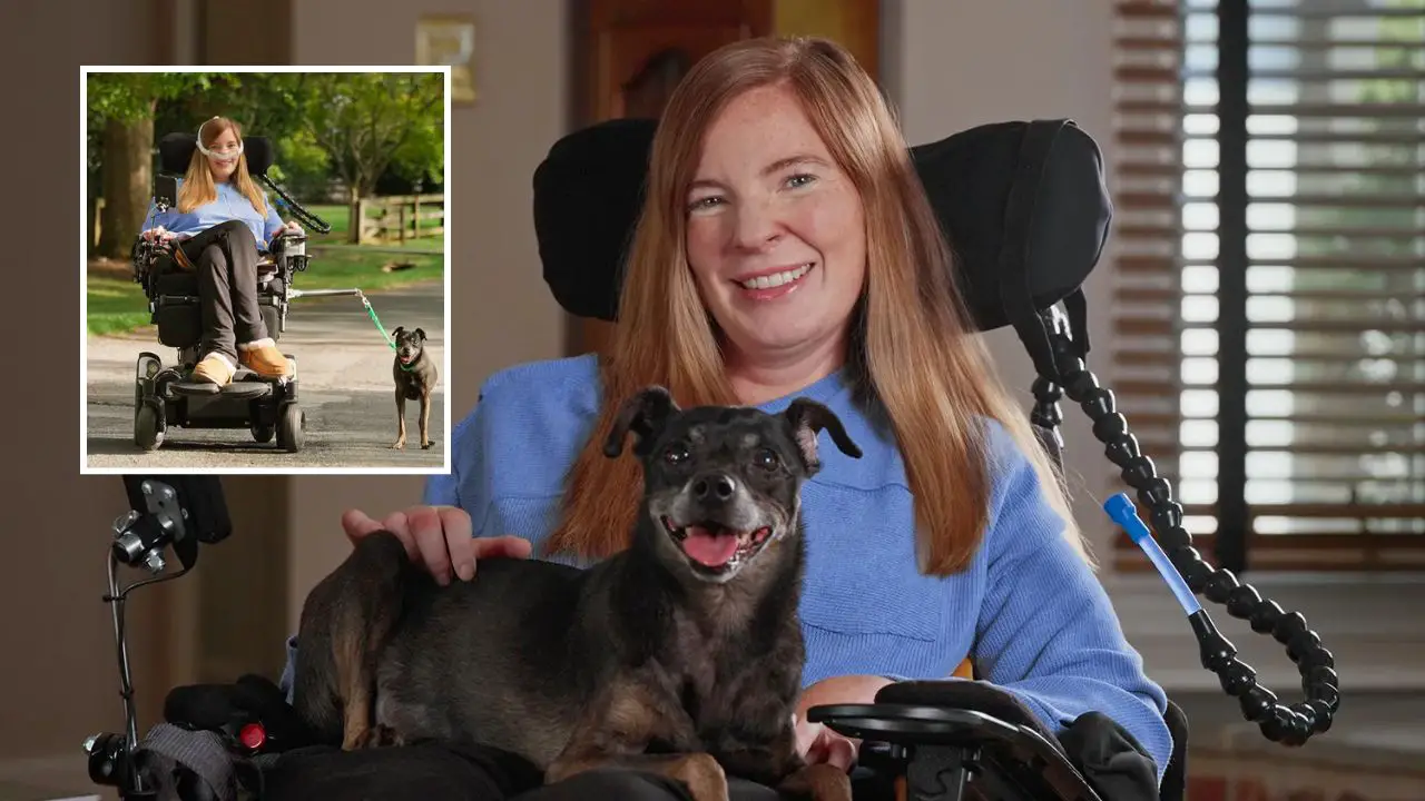 Before the Holidays, Woman with ALS Granted Heartfelt Wish to Take Walks with Her Dog