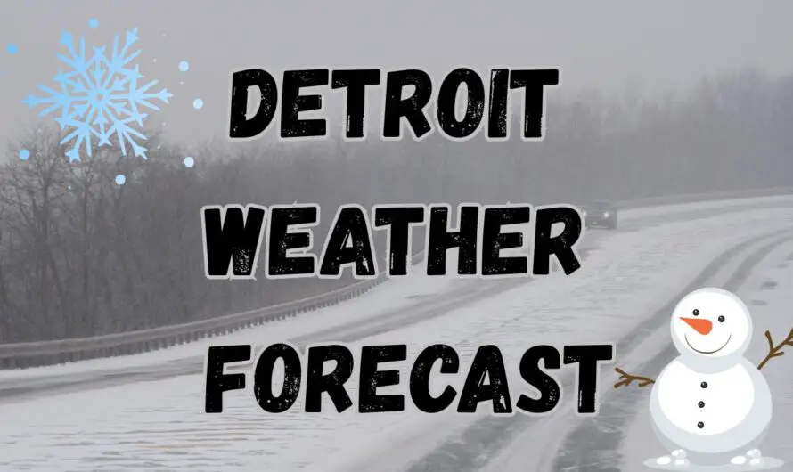 Cold Front Incoming: Rain, Wind, and Possible Snow for Detroit This Weekend