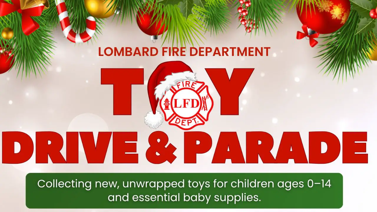 Lombard Christmas Toy Drive Runs Through Dec. 12, Parade Set for Dec. 13