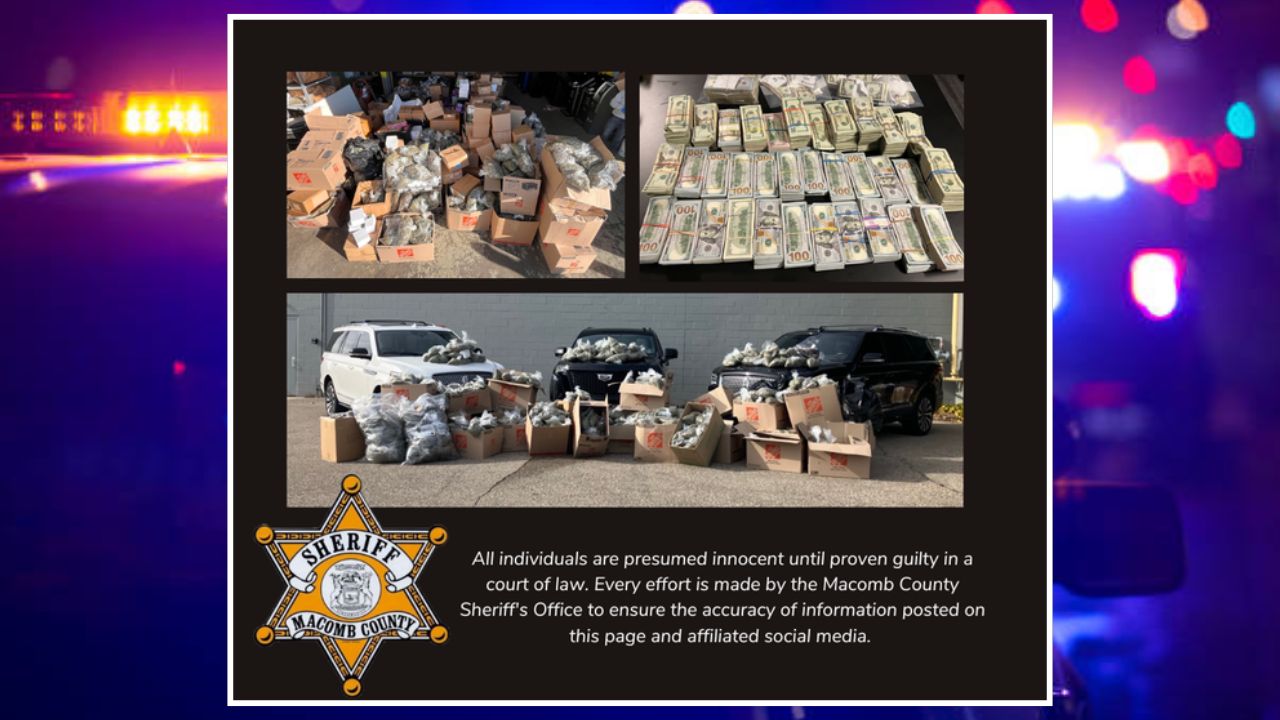 Police Seize 1,500 Pounds of Marijuana, Guns, and Cash; Three Michigan Men Charged