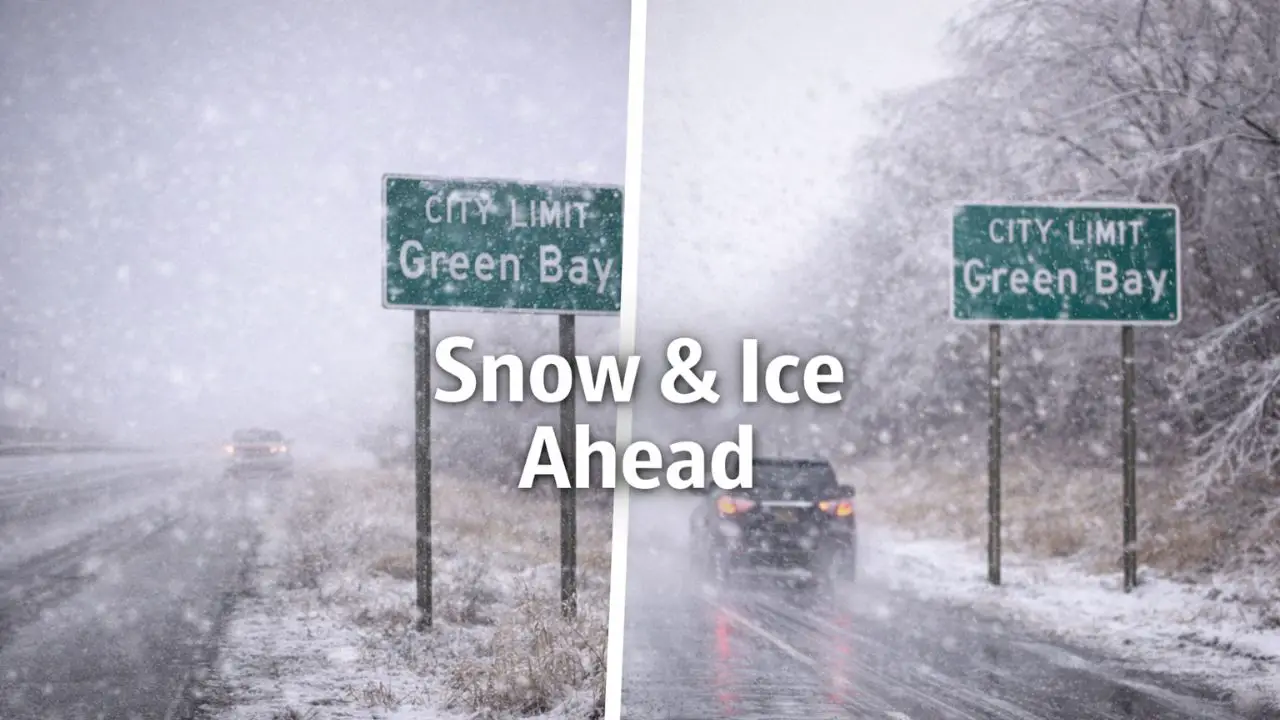 Green Bay Weather Alert Snow and Ice Create Slick Travel Late This Week