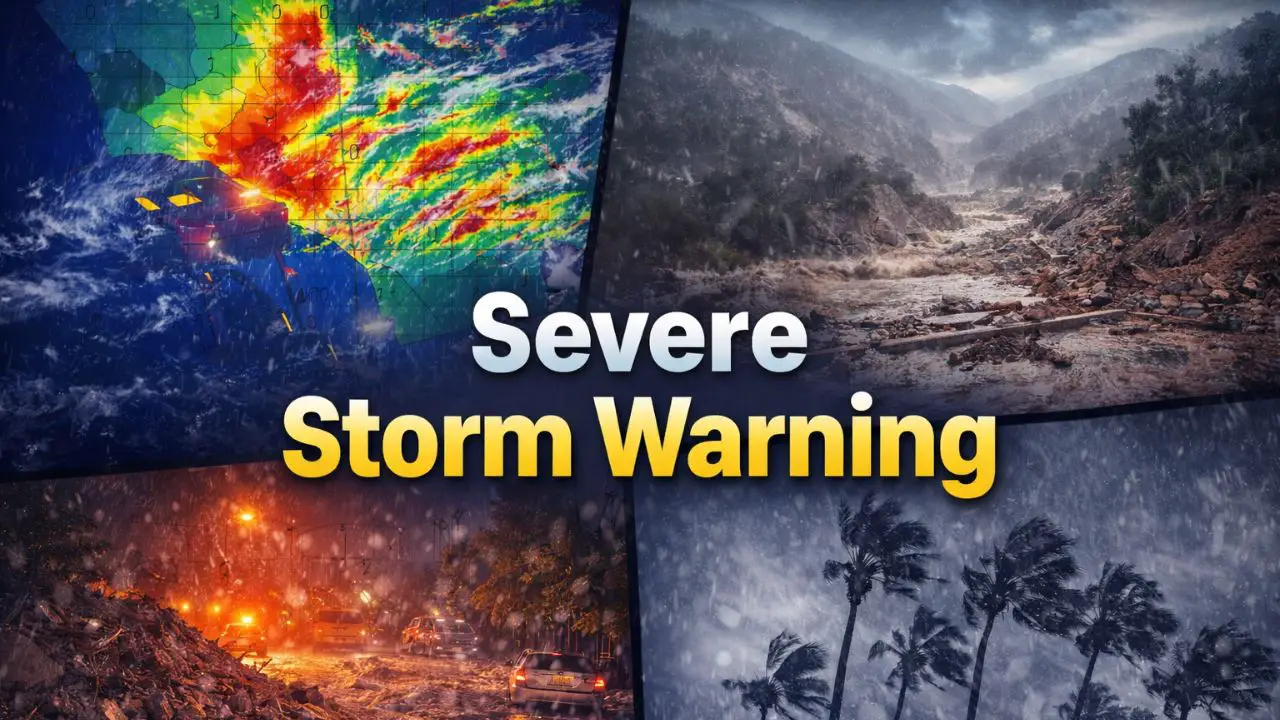 Southern California Storm Brings ‘Very Concerning’ Rain Forecast Ahead of Christmas