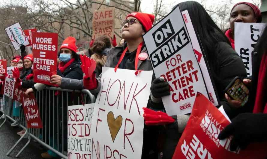New York State Nurses Association Issues Strike Notice to 12 NYC Hospitals, Walkout Possible Jan. 12
