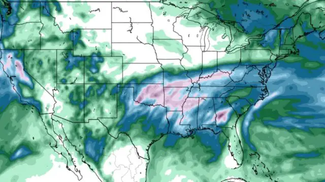 Valentine’s Day Weekend Storm Could Bring Widespread Rain, Thunderstorms, and Possible Snow